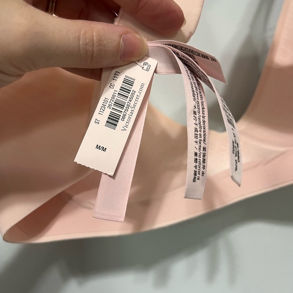 Victorias Secret T shirt push up comfort bra size medium in purest pink NWT - Picture 7 of 8